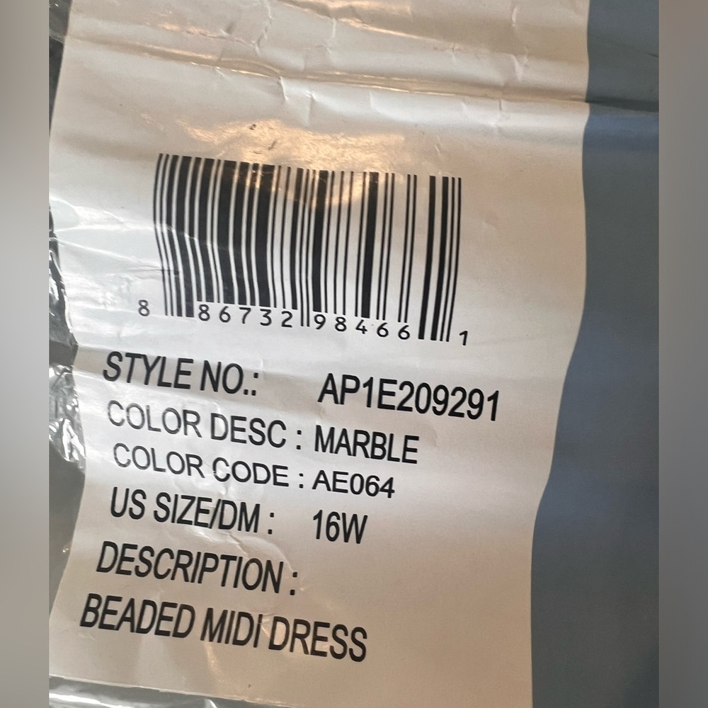 NWT Adrianna Papell Beaded Midi Dress - Picture 12 of 12